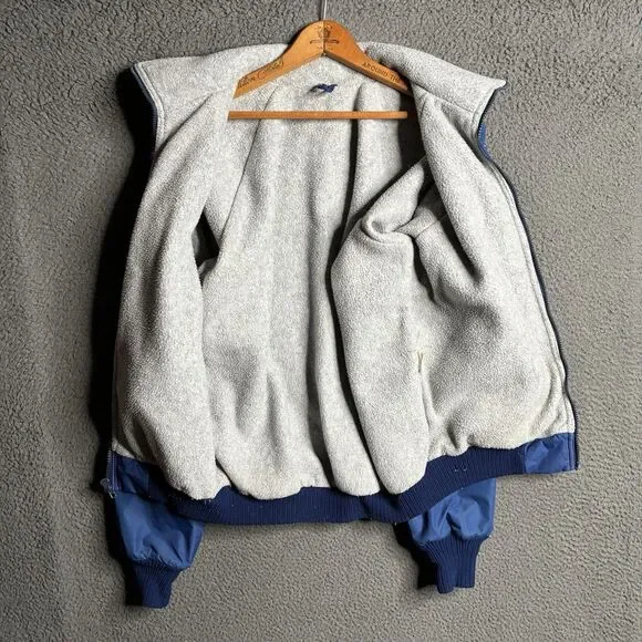 Vtg Patagonia Jacket Medium Fleece Lined Bomber Jacket Full Zip 90s USA Made - Picture 3 of 15